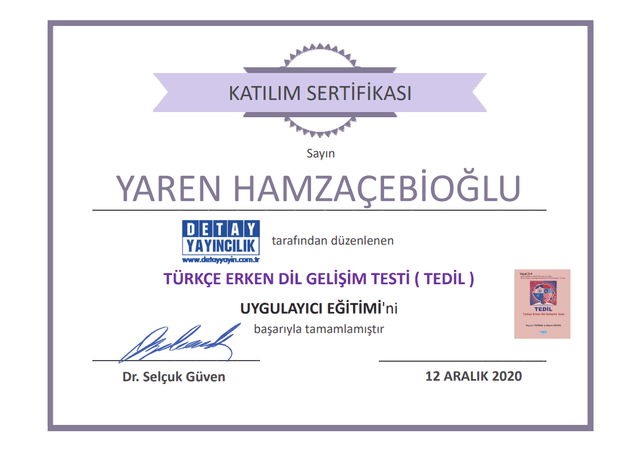 Kekemelik Terapisi Eğitimi Sertifikası